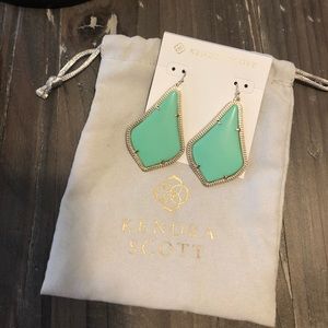Kendra Scott Teal Alexandra Earrings